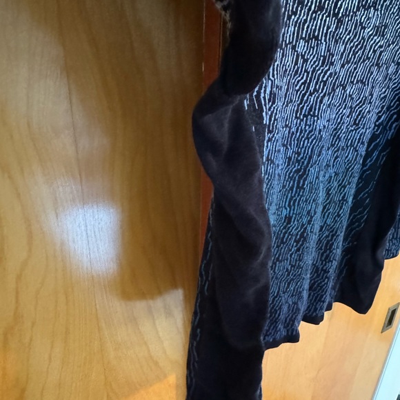 Nice + Zoe Multi-Color and Black Panel Sweater - Size 1X - Picture 5 of 5